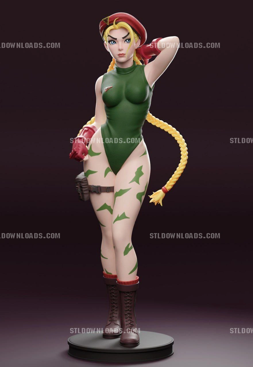 Cammy — Street Fighter 3D printable STL model
