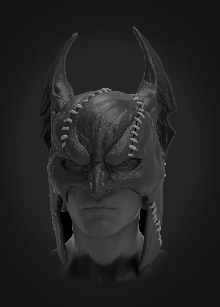 Caveman Batman Fighting the Frozen — DC Comics / Batman 3D printable STL model