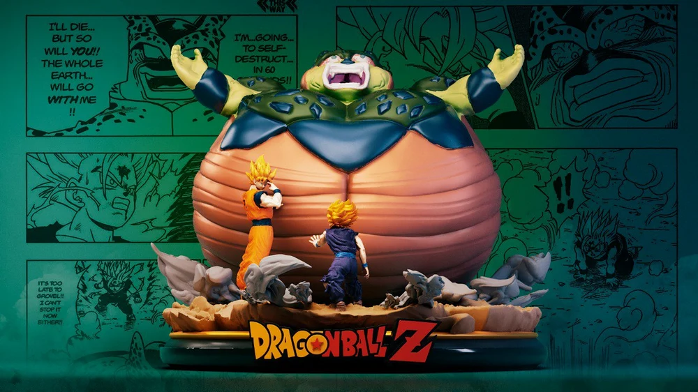 Cell Exploding — Dragon Ball Z 3D printable STL model