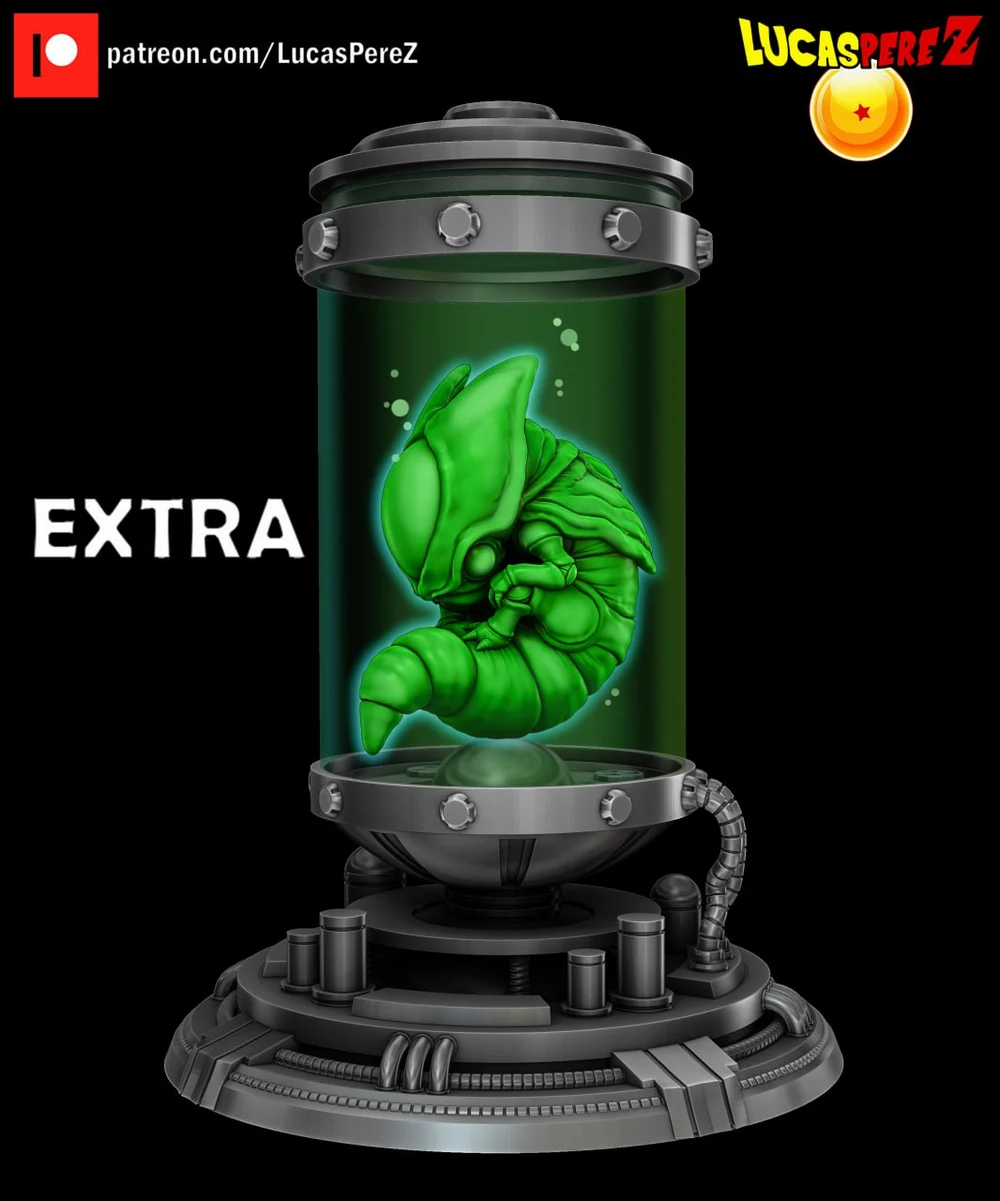 Cell Larva — Dragon Ball Z 3D printable STL model