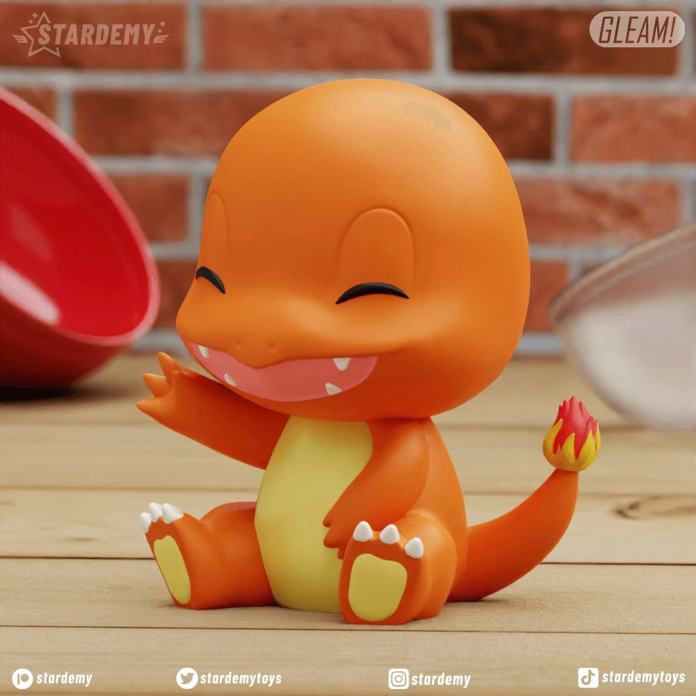 Charmander — Pokémon STL render Charmander — Pokémon 3D printable STL model