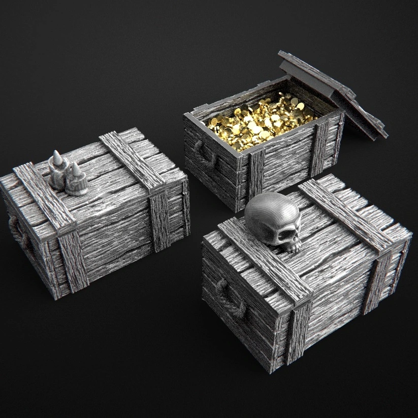 Chests 3D printable STL model