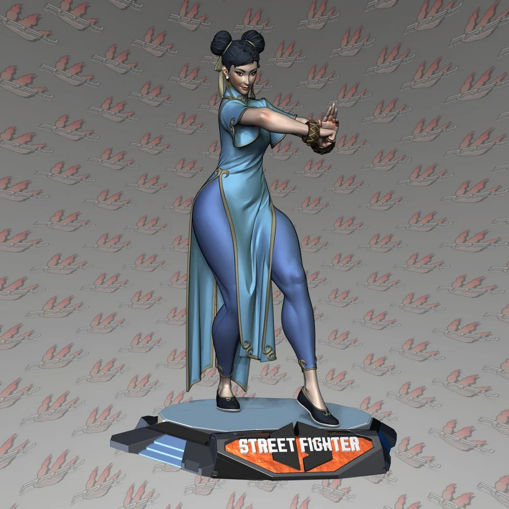 Chun-Li — Street Fighter 3D printable STL model