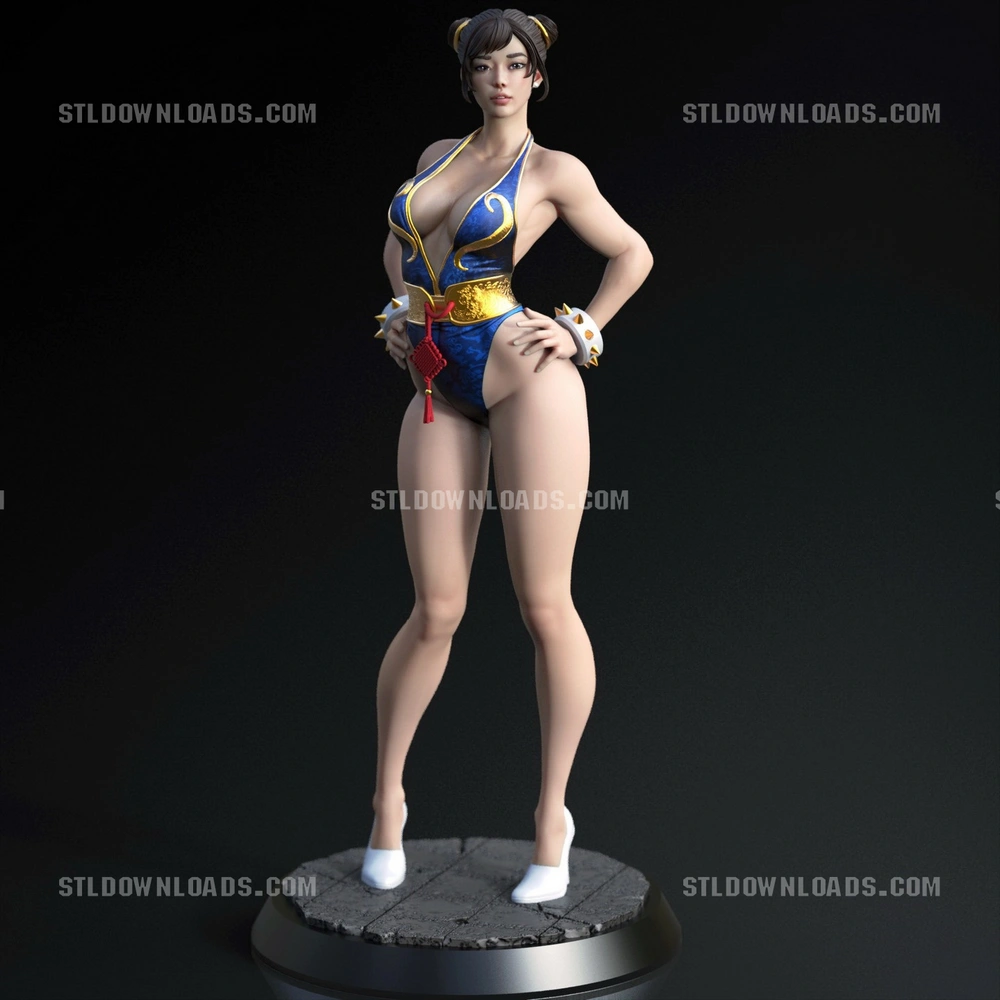 Chun-Li (Suit 2) — Street Fighter 3D printable STL model