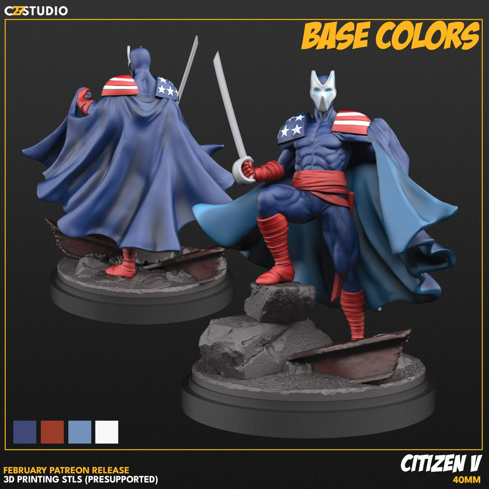 Citizen V — Marvel 3D printable STL model