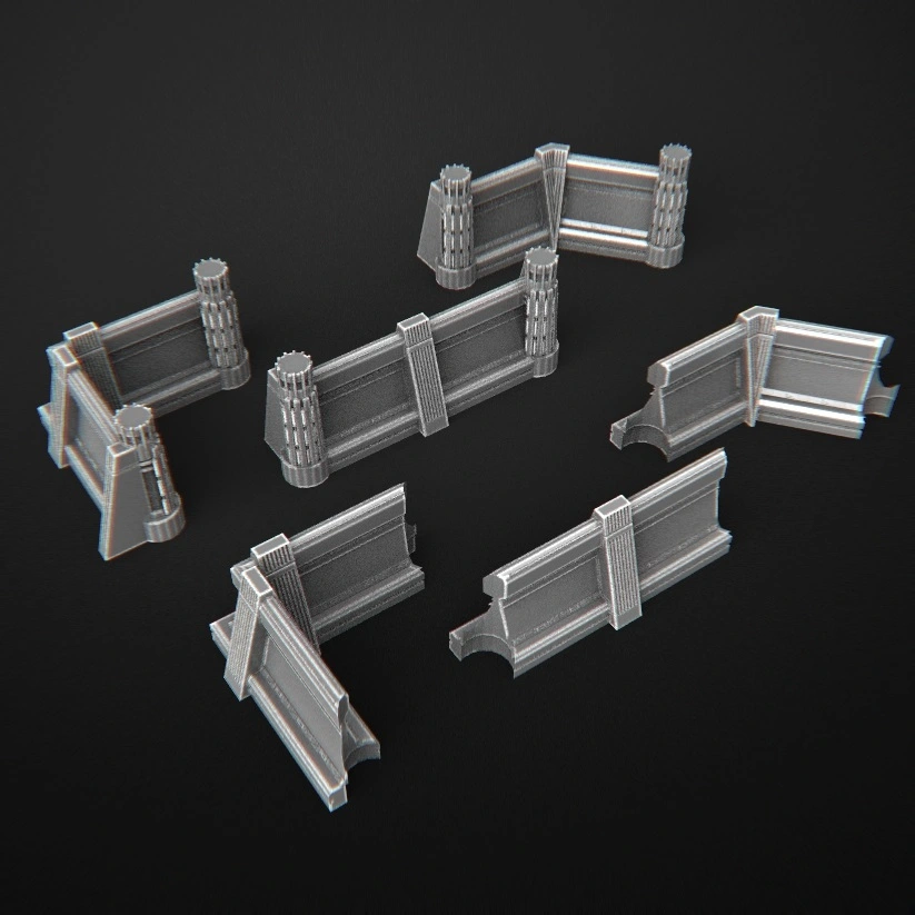 City Walls 3D printable STL model