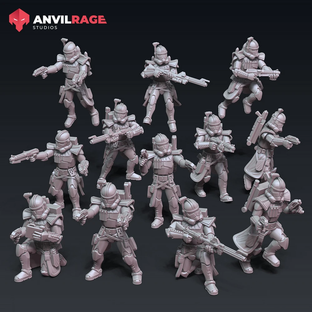 Clone Trooper ARC Troopers Modular — Star Wars 3D printable STL model