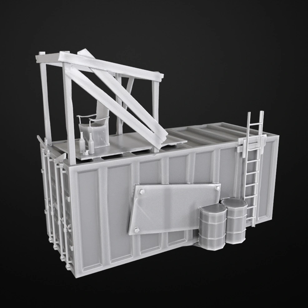 Container House 3D printable STL model