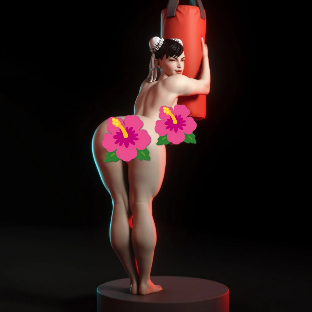 Chun-Li at the Gym — Street Fighter 3D printable STL model