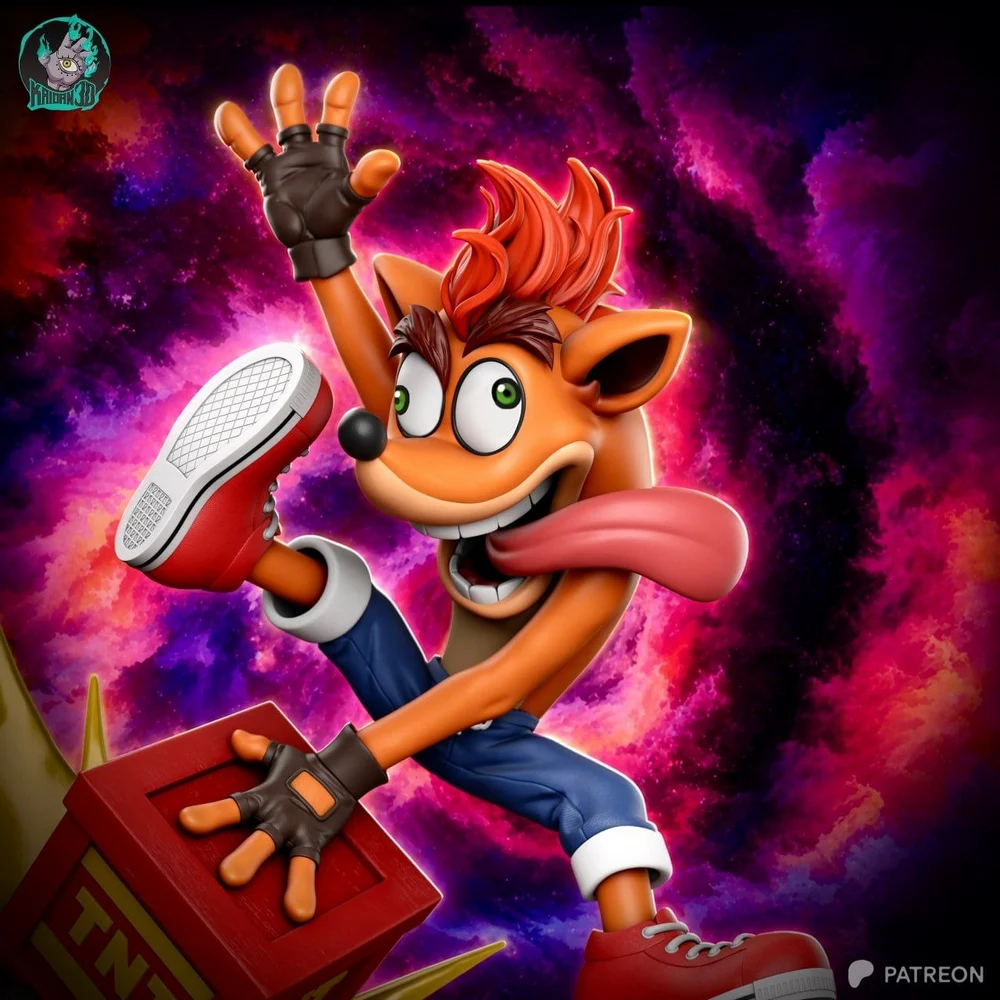 Crash — Crash Bandicoot 3D printable STL model