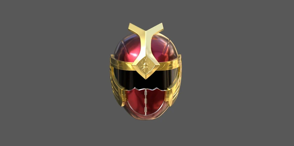 Crimson Thunder Ranger — Power Rangers 3D printable STL model