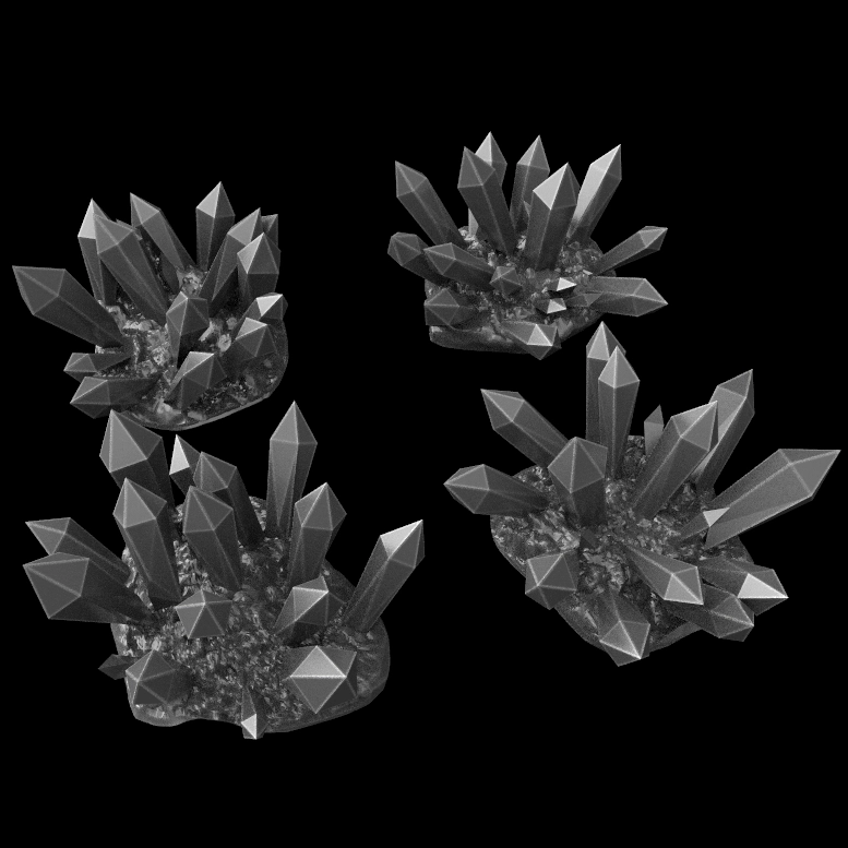 Crystal Mine 3D printable STL model