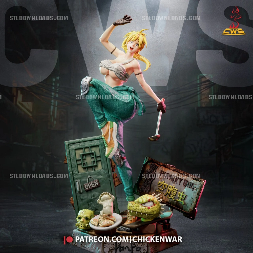 Nikaido — Dorohedoro 3D printable STL model