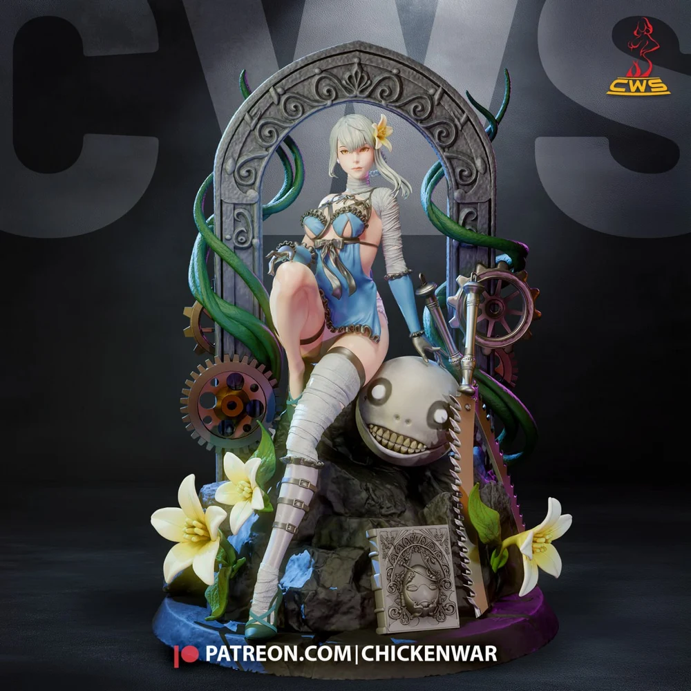 Kaine — Nier 3D printable STL model