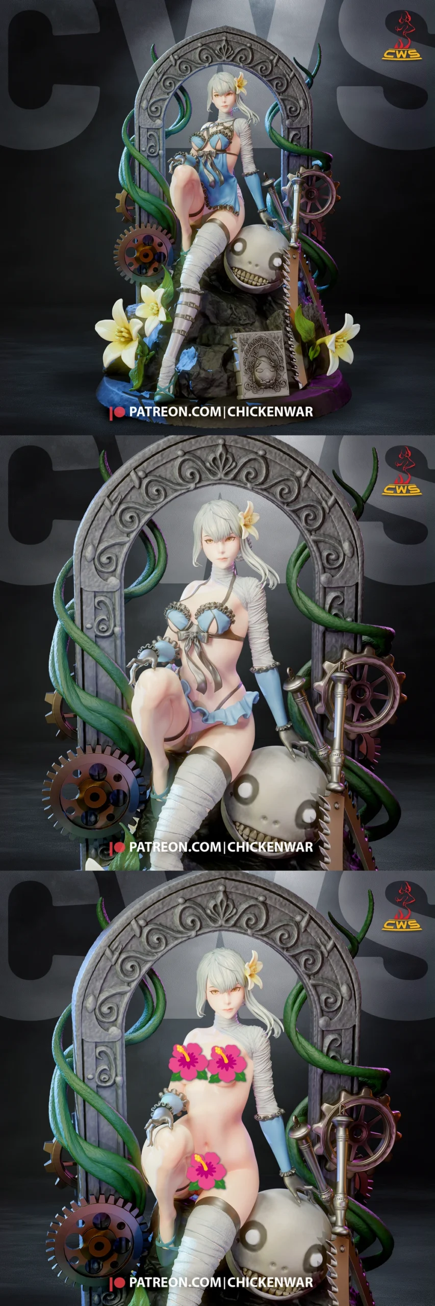Kaine — Nier 3D printable STL model