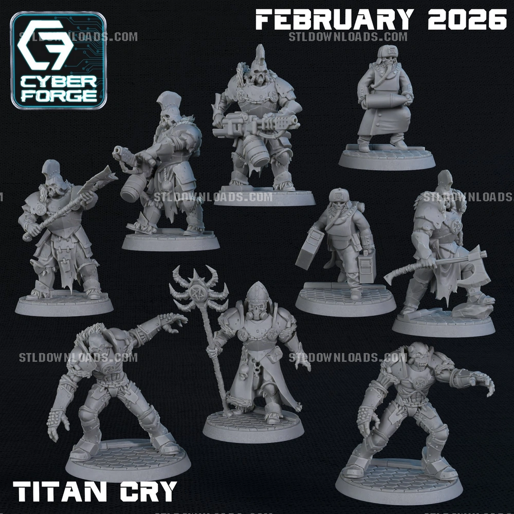 CFM - February 2026 — Sci-Fi / Cyberpunk 3D printable STL model