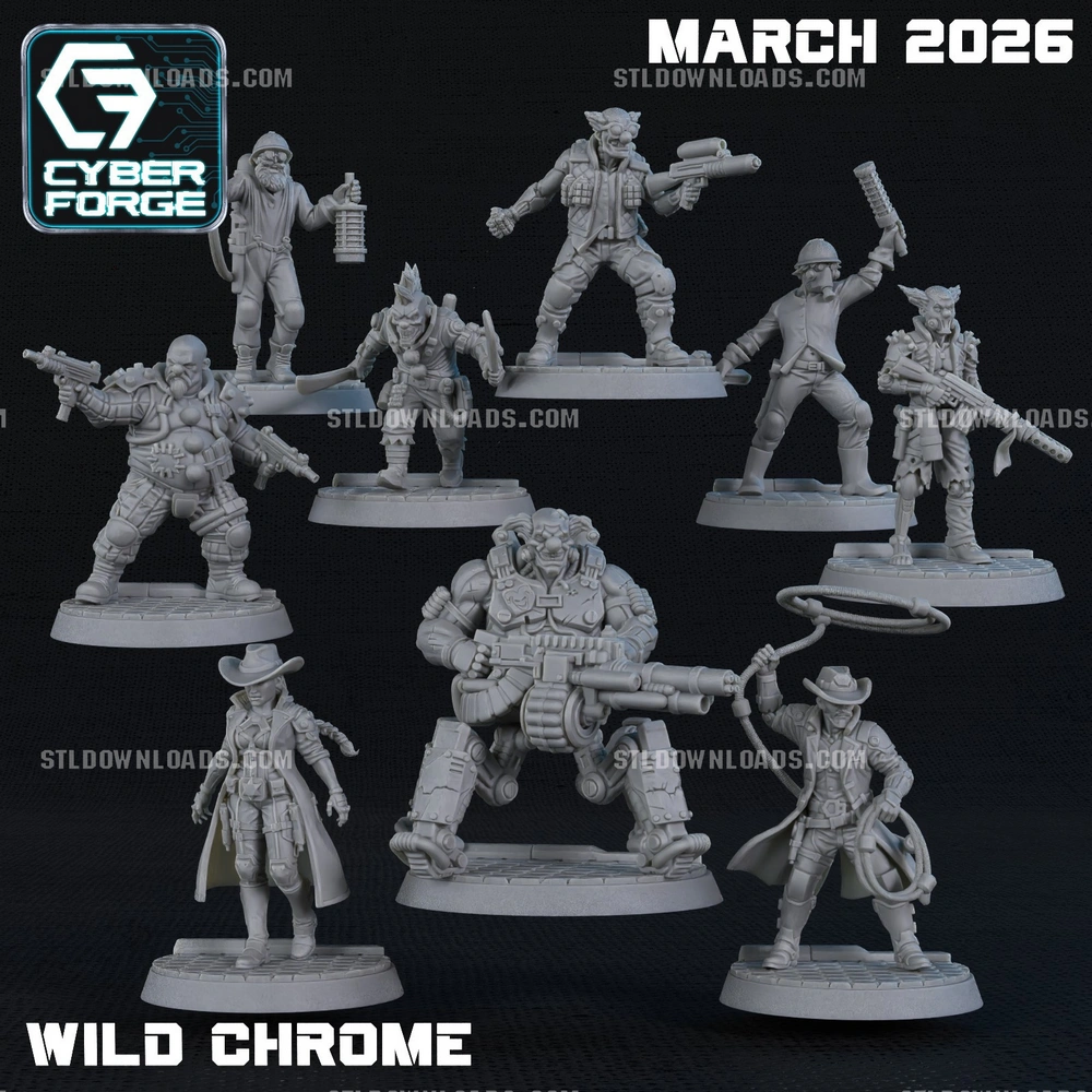 CFM - March 2026 — Sci-Fi / Cyberpunk 3D printable STL model