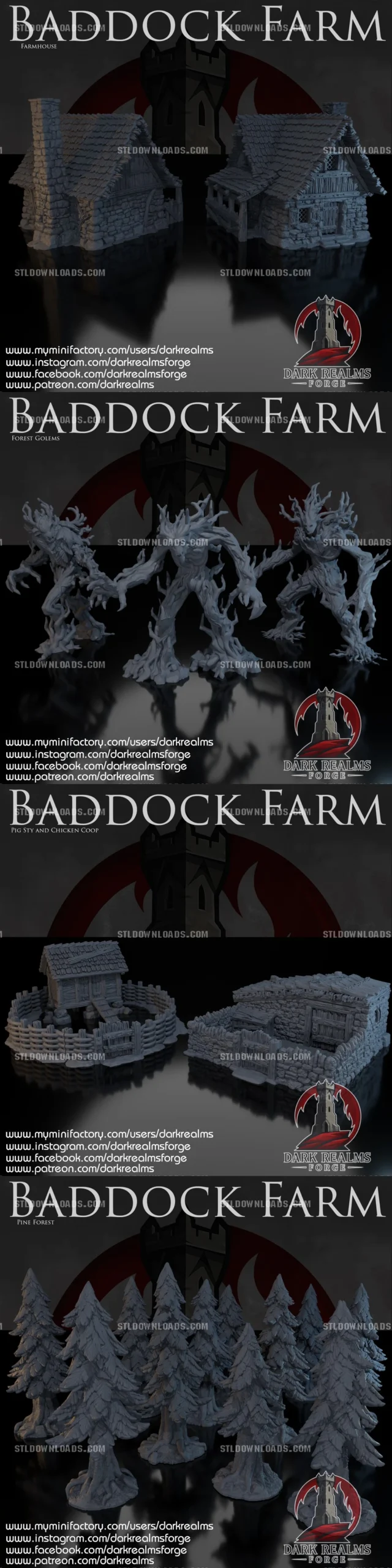 DRF - Baddock Farm April 2026 — Fantasy Terrain 3D printable STL model