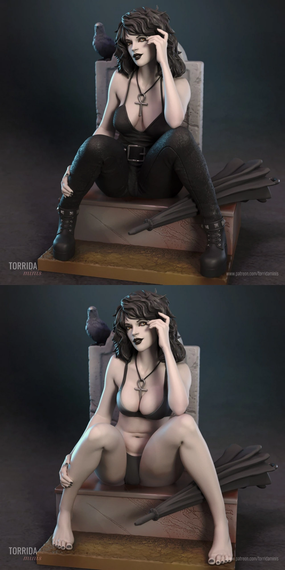 Death from Sandman — The Sandman (DC/Vertigo) 3D printable STL model