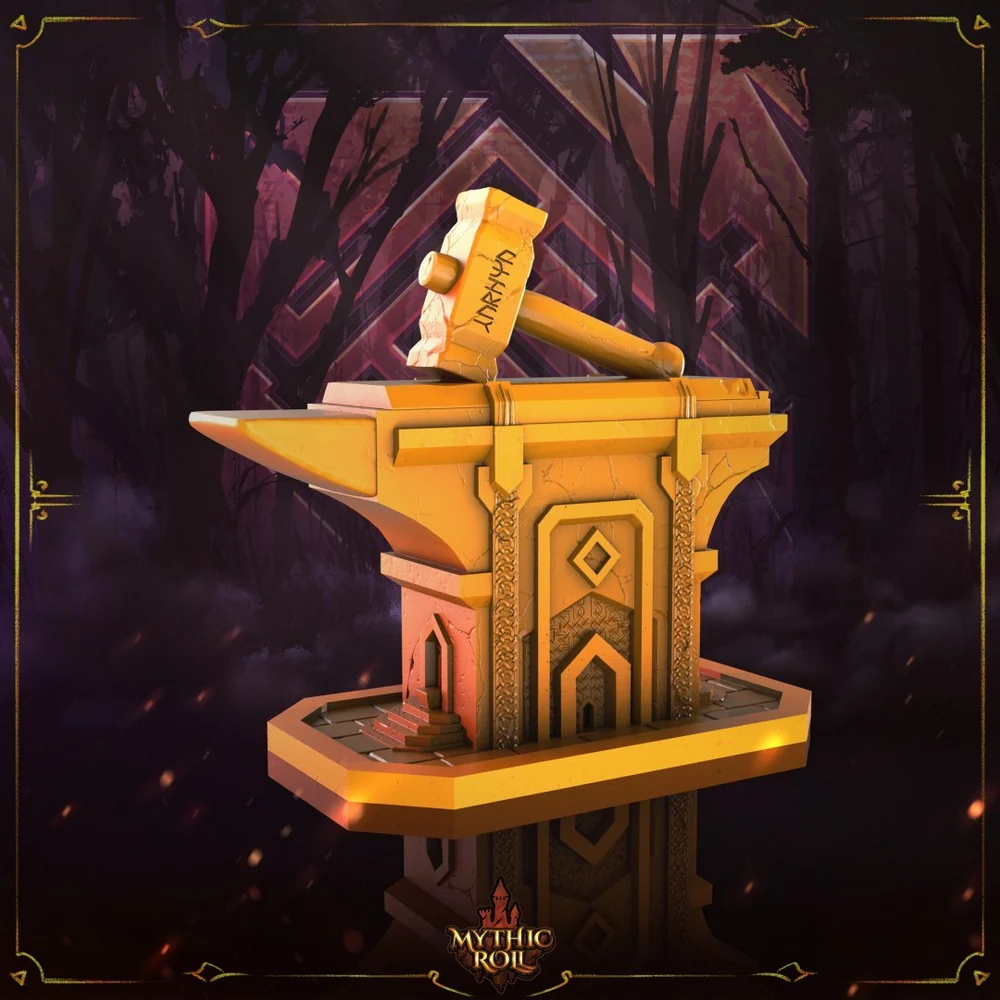 Dice Box The Great Anvil — Board Game Accessory 3D printable STL model