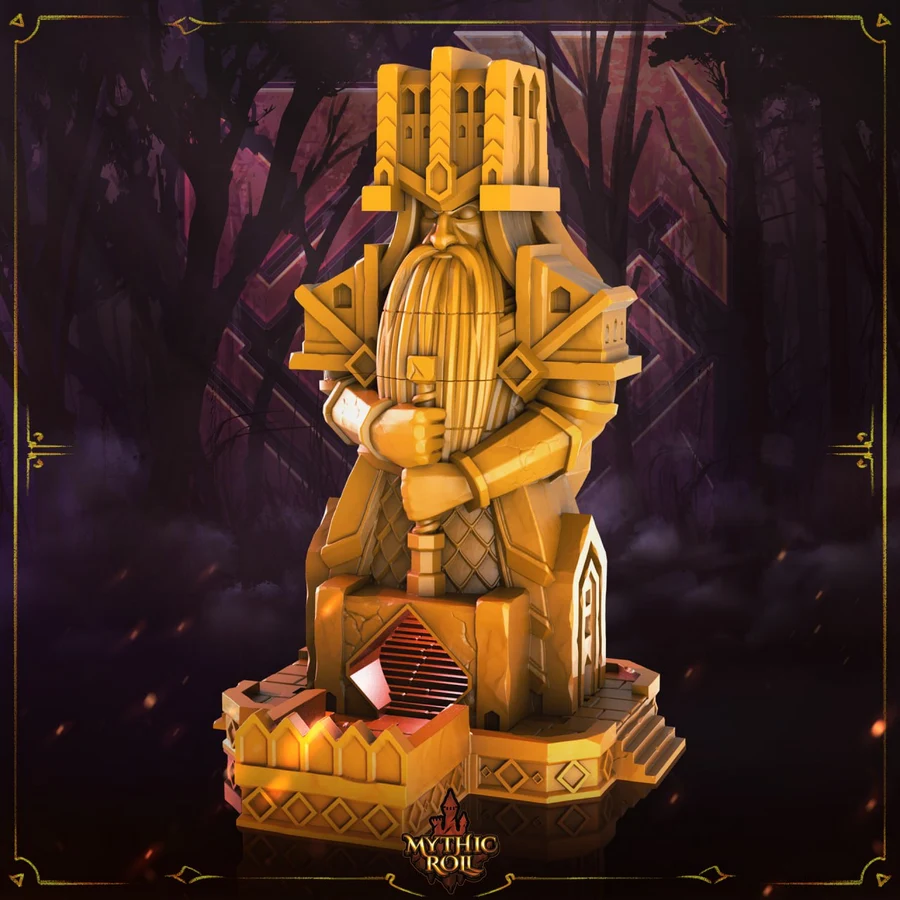 Baldur's Shrine Dice Tower – Baldur’s Gate 3 3D printable STL model