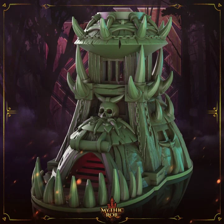 Dice Tower The Headmans Home — Board Game Accessory 3D printable STL model