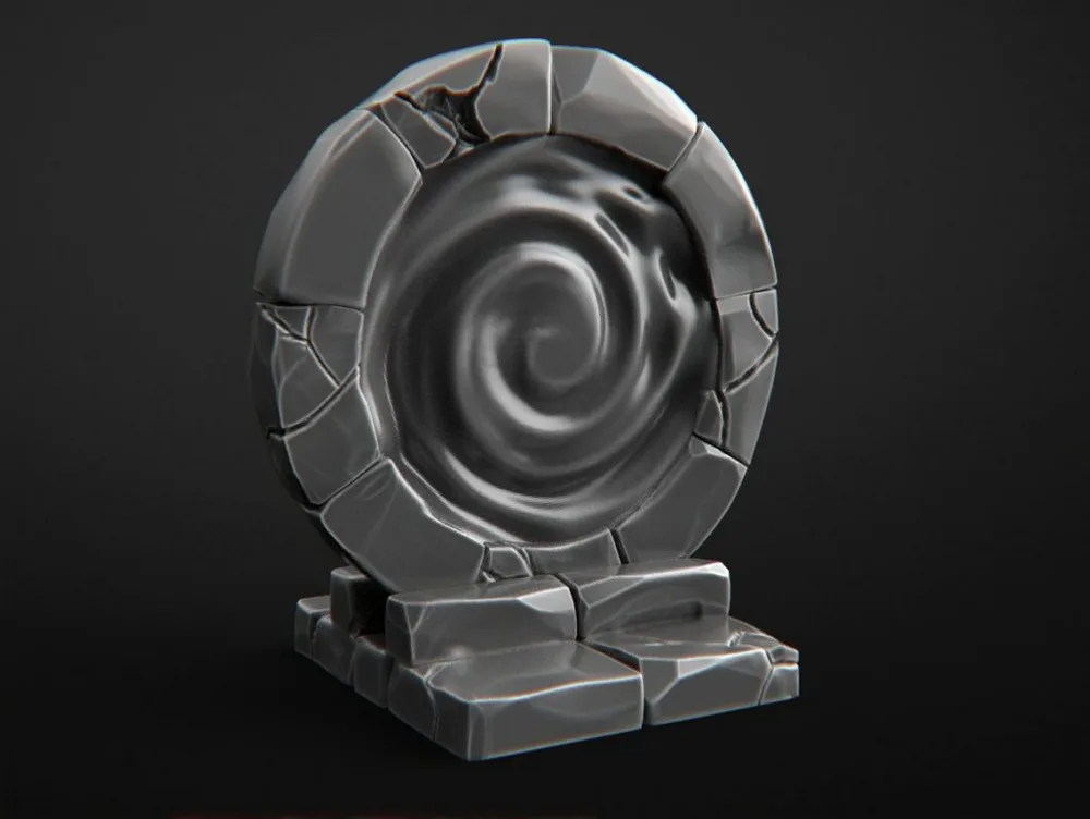 Dimensional Portal 3D printable STL model