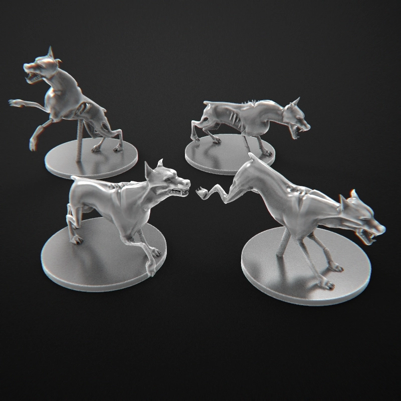 Dogs-Zombie — Resident Evil / Zombie Setting 3D printable STL model