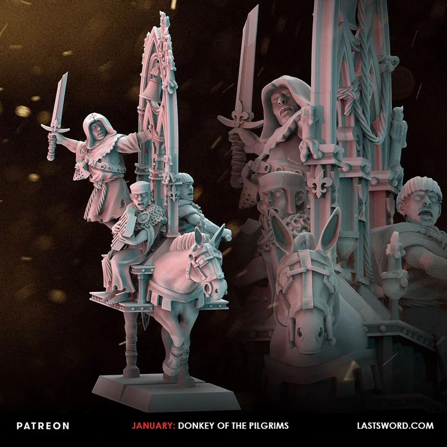 Donkey of the Pilgrims 3D printable STL model