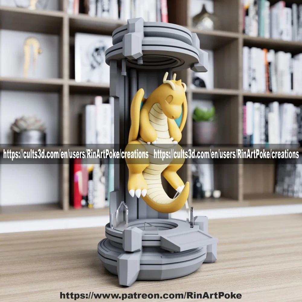 Dragonite — Pokémon 3D printable STL model