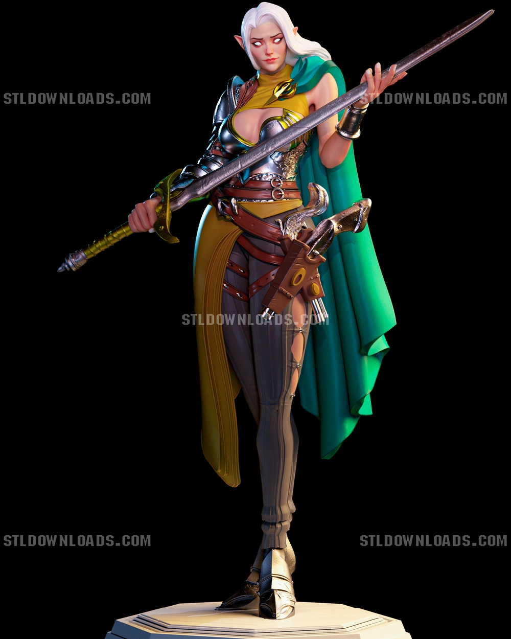 Elf Girl 3D printable STL model