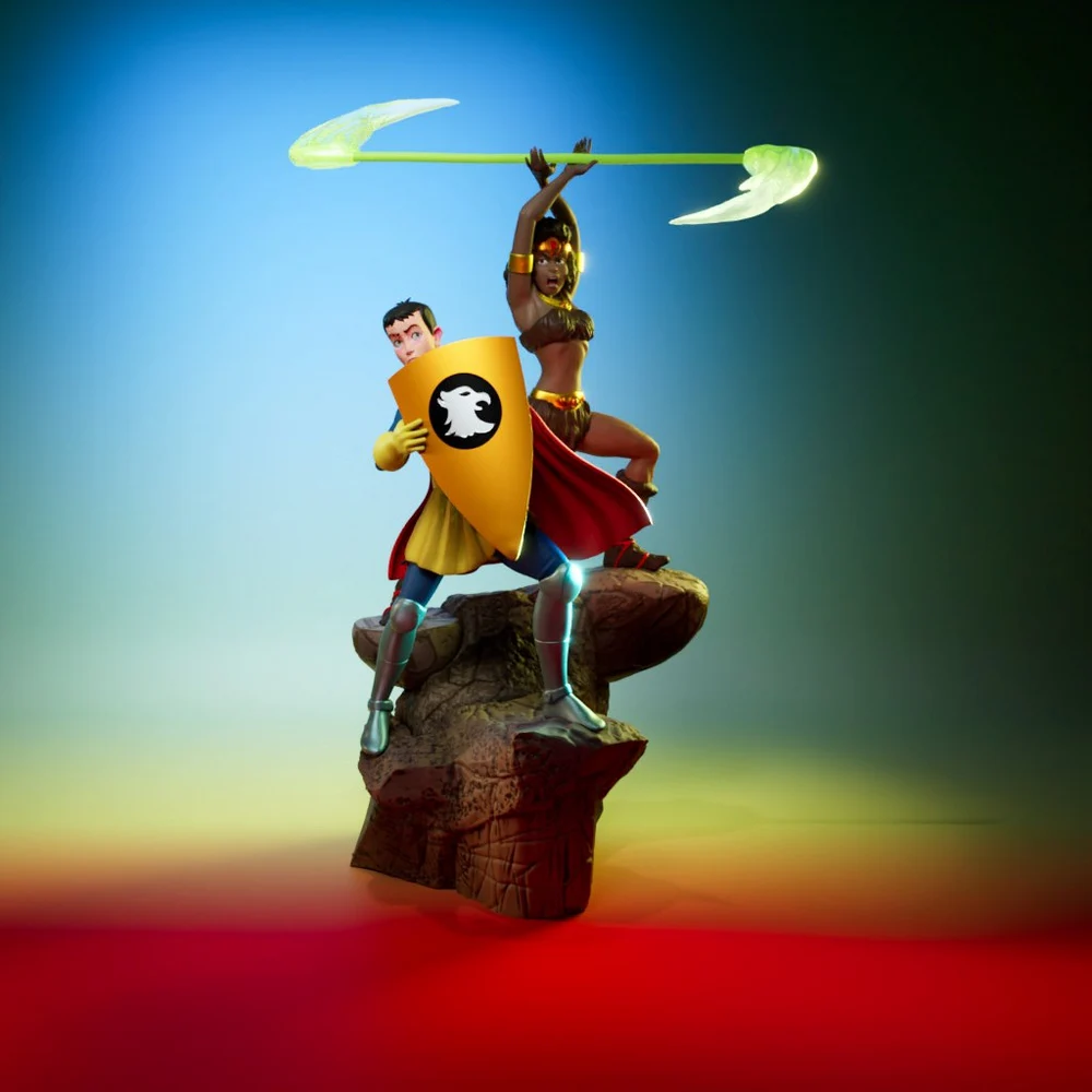 Eric and Diana — Dungeons & Dragons (Cartoon) 3D printable STL model