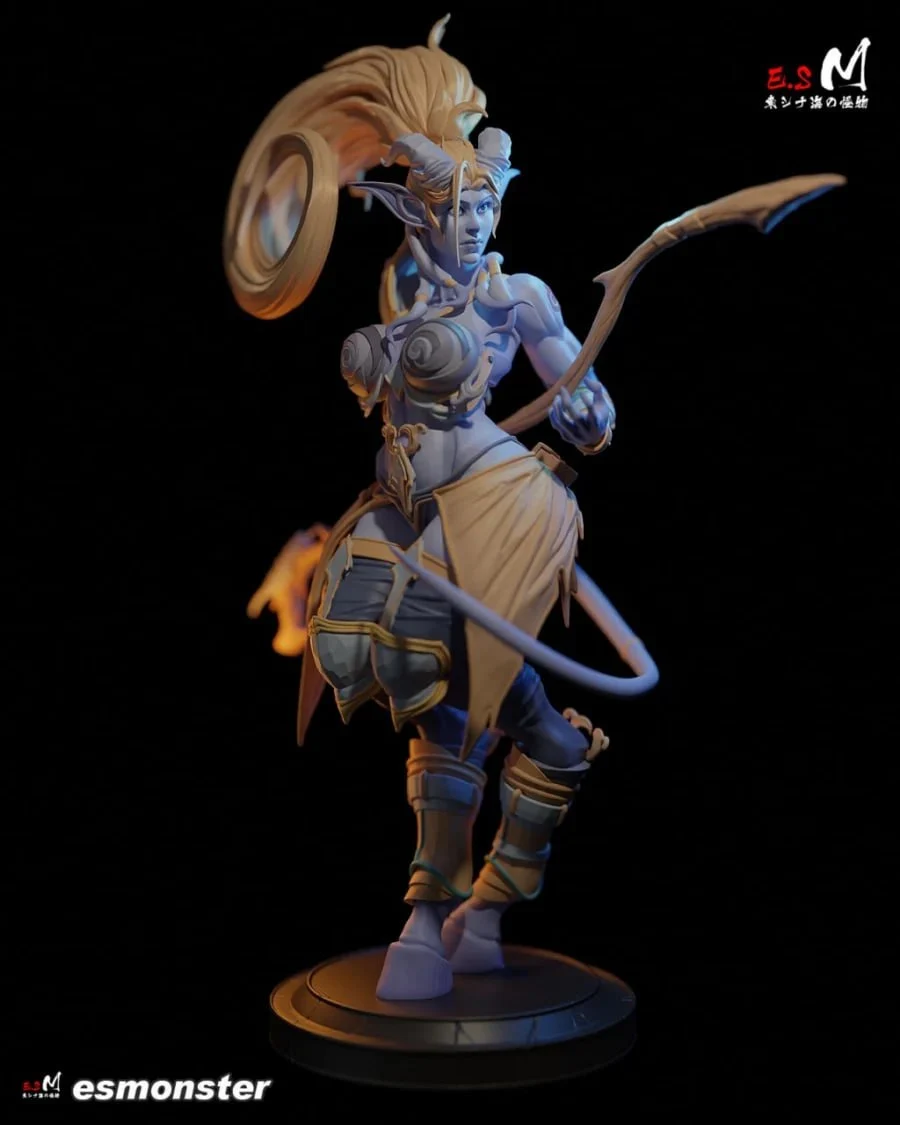 Draenei — World of Warcraft 3D printable STL model
