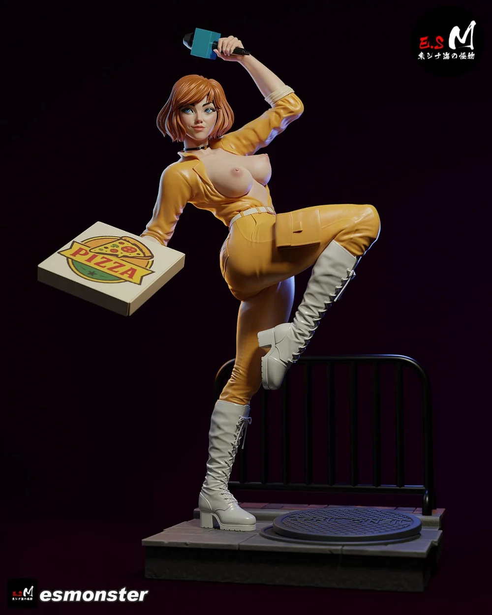 April O'Neil — Teenage Mutant Ninja Turtles 3D printable STL model