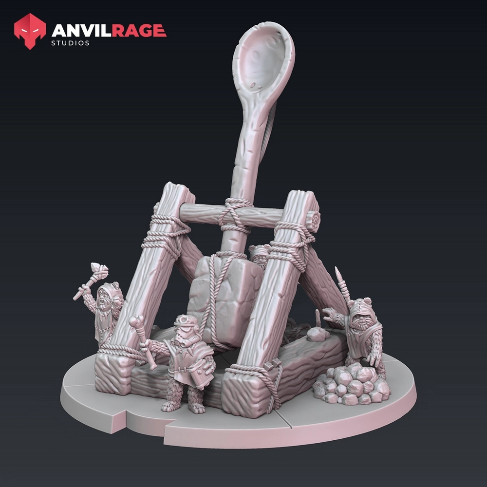 Ewok Catapult — Star Wars 3D printable STL model