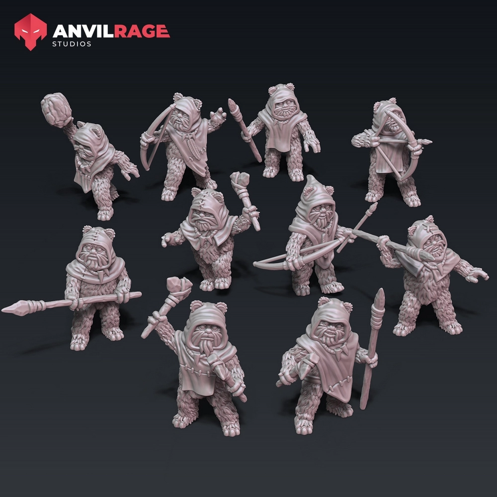 Ewoks — Star Wars 3D printable STL model