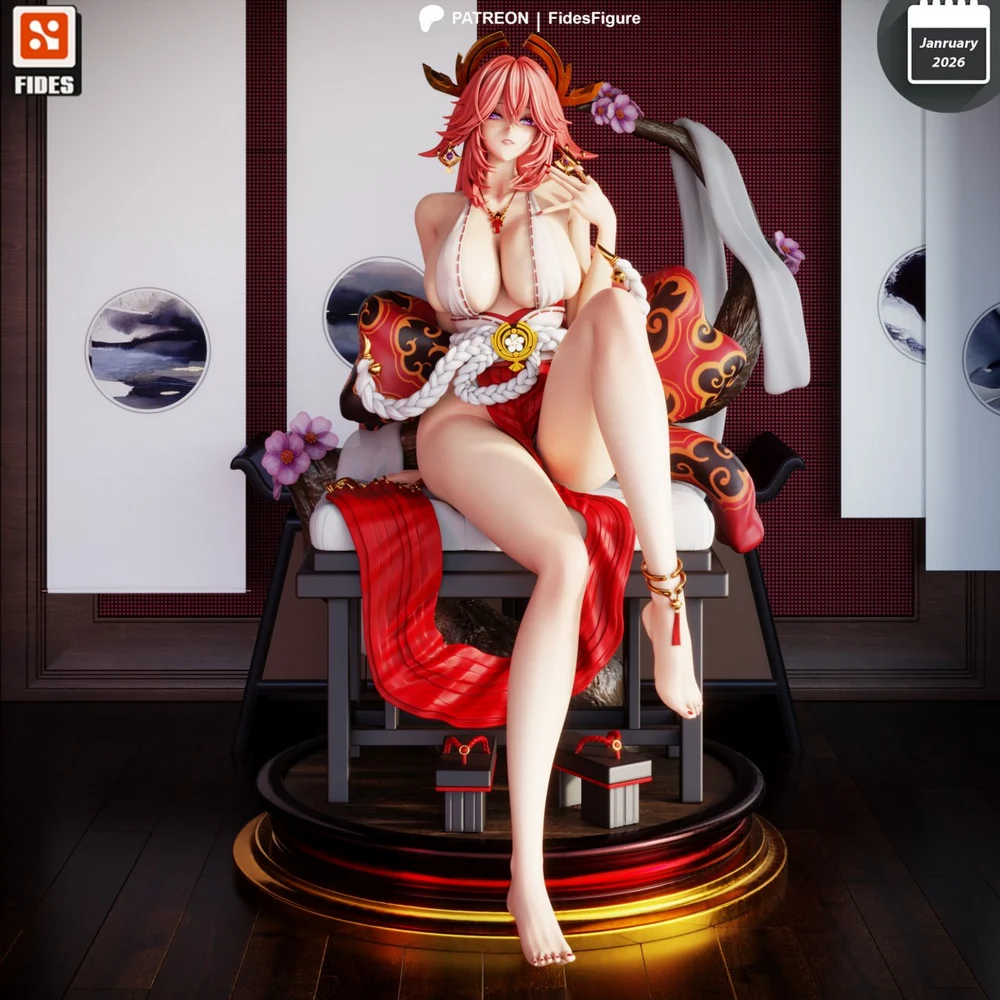 Yae Miko — Genshin Impact 3D printable STL model
