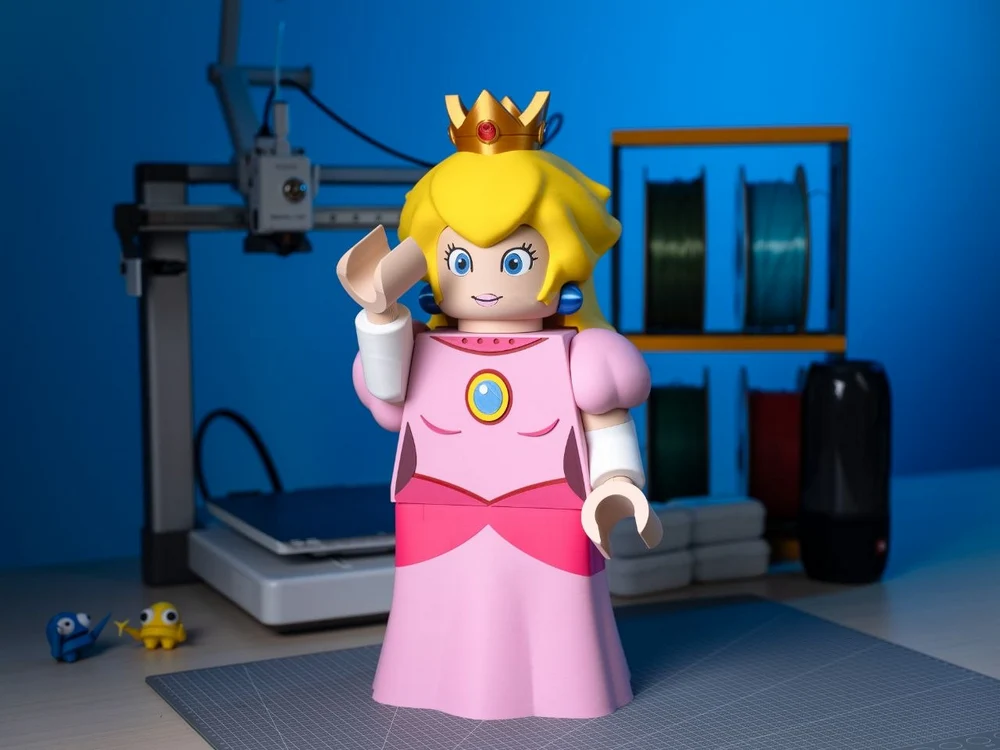 Peach STL render Peach 3D printable STL model