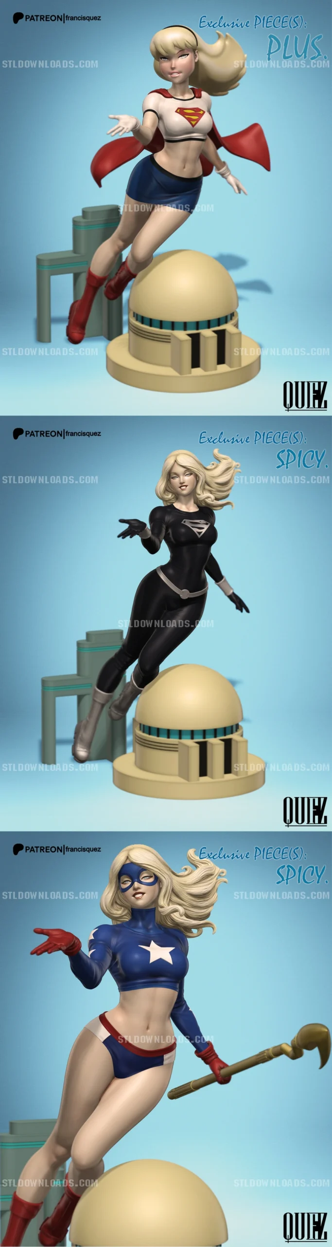 Supergirl (Project 51) — DC Comics 3D printable STL model