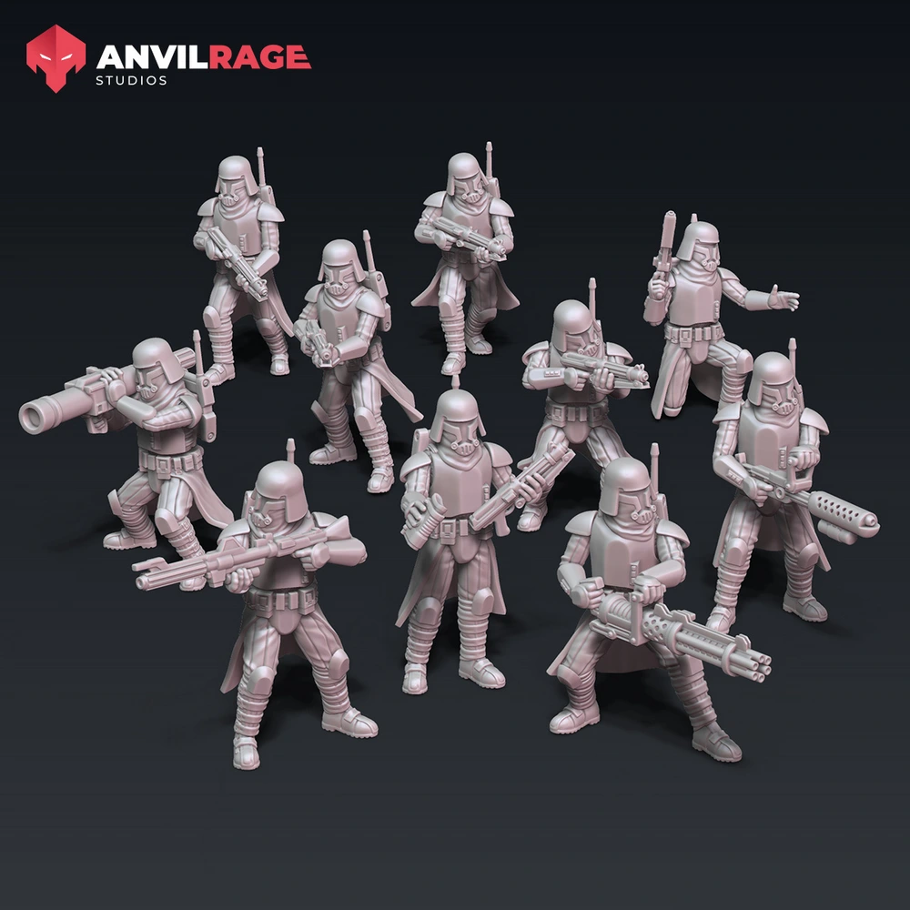 Frost Trooper Squad and Kit Bash — Star Wars 3D printable STL model