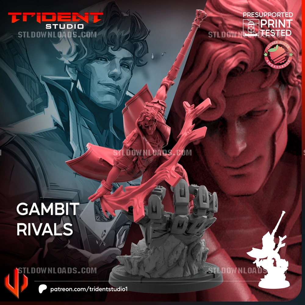 Gambit (Rivals) — Marvel / X-Men 3D printable STL model