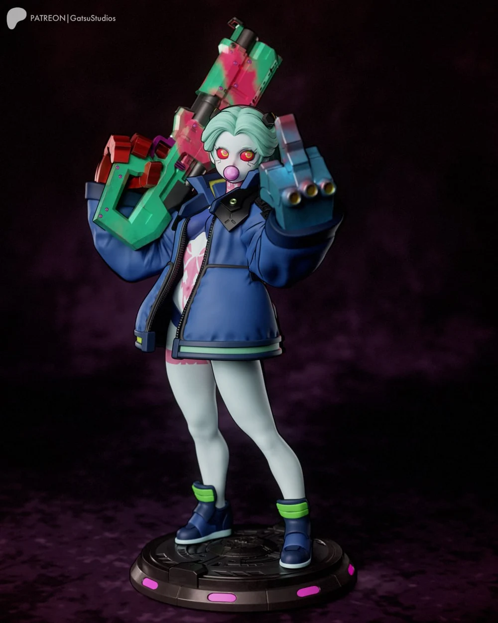 Rebecca — Cyberpunk: Edgerunners 3D printable STL model