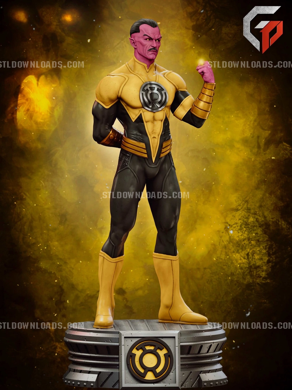 Sinestro — DC Comics / Green Lantern 3D printable STL model