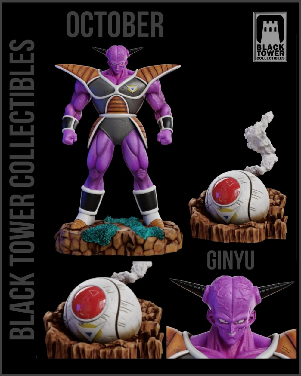 Ginyu — Dragon Ball Z 3D printable STL model