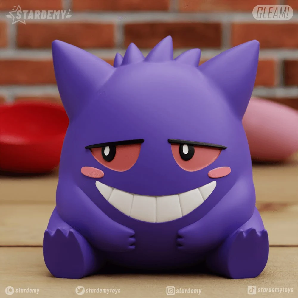 Gengar Valentine — Pokémon 3D printable STL model