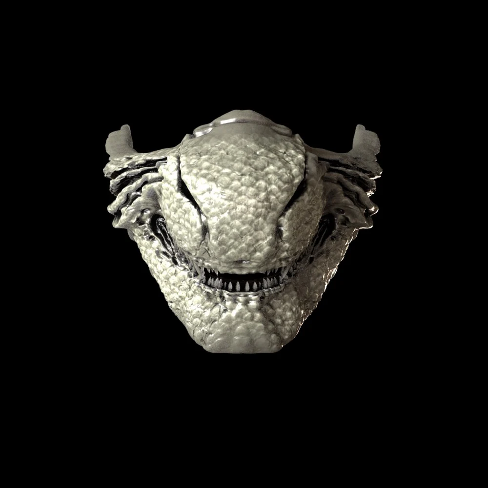 Godzilla Mempo Mask — Godzilla / Cosplay STL render Godzilla Mempo Mask — Godzilla / Cosplay 3D printable STL model