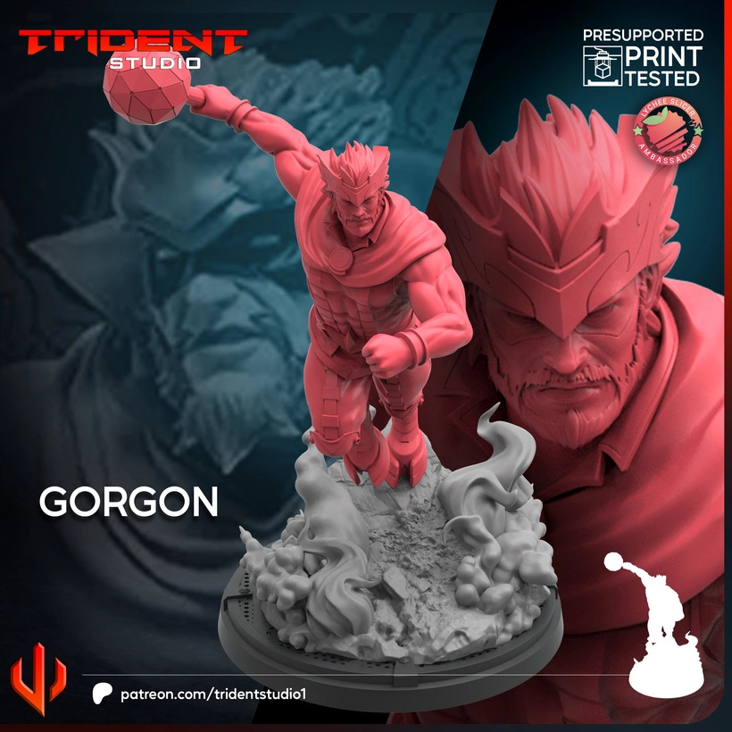 Gorgon — Marvel / Inhumans 3D printable STL model