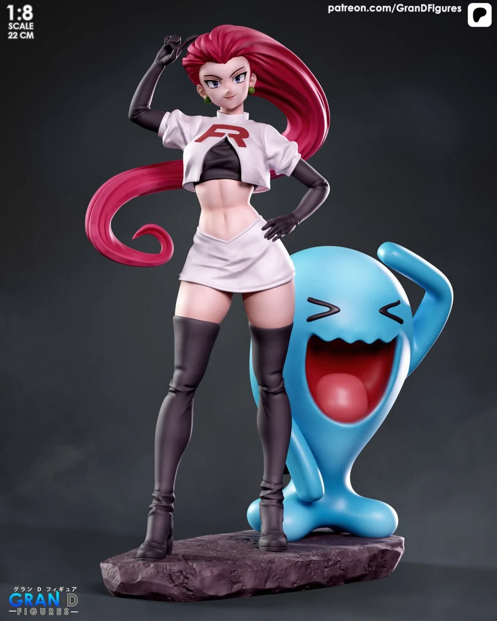 Jessie — Pokémon 3D printable STL model