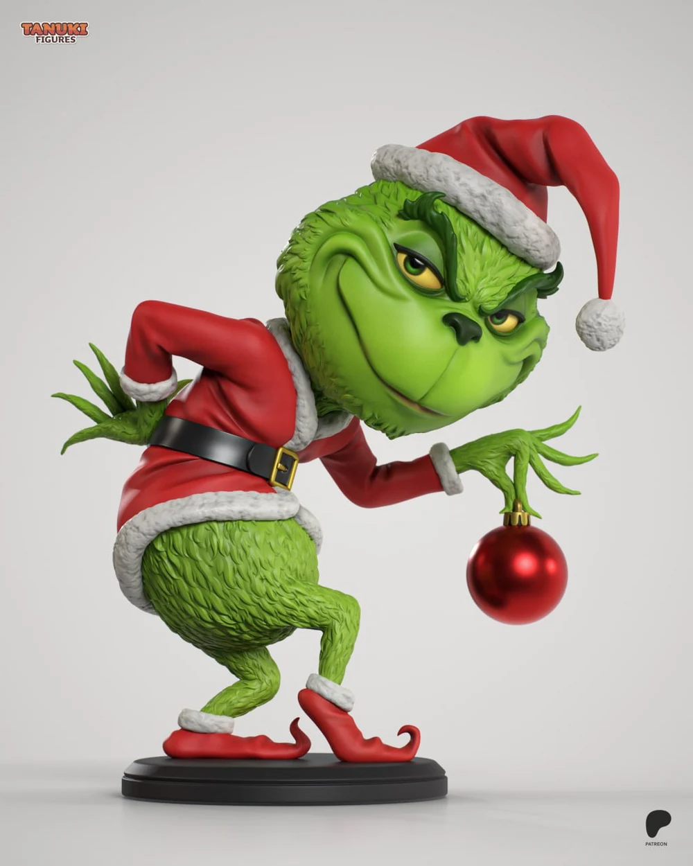 Grinch Chibi — How the Grinch Stole Christmas 3D printable STL model