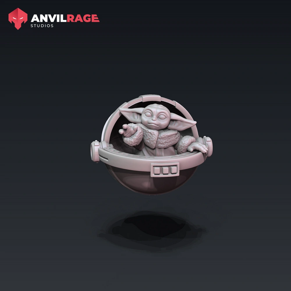 Grogu Pod — Star Wars 3D printable STL model